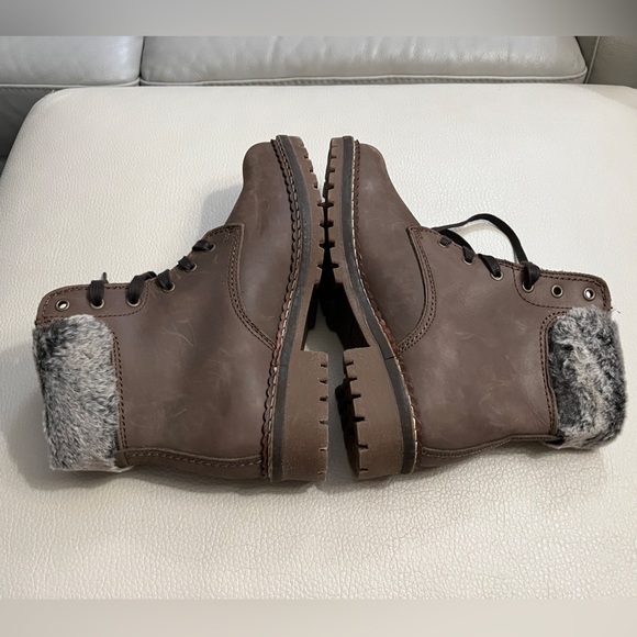 Pajar Women's Nubuck Leather Ankle Boots - Made in Portugal - EU 40/ US 8.5 - Picture 6 of 13